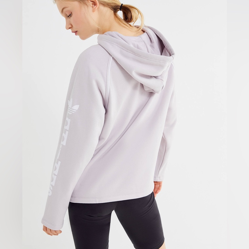 Adidas Winter Ease Pullover Hoodie Sweatshirt - Medium Pink Lavender, Oversized